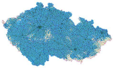 Mapa pokrytí dopravy Artisan.cz