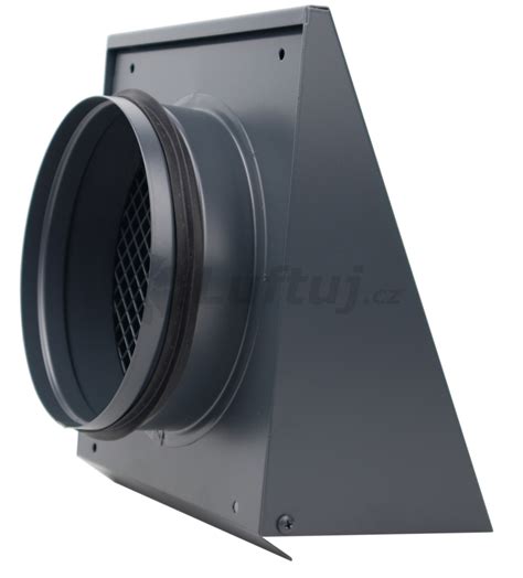 Venkovní mřížka s límcem pro 125 mm potrubí