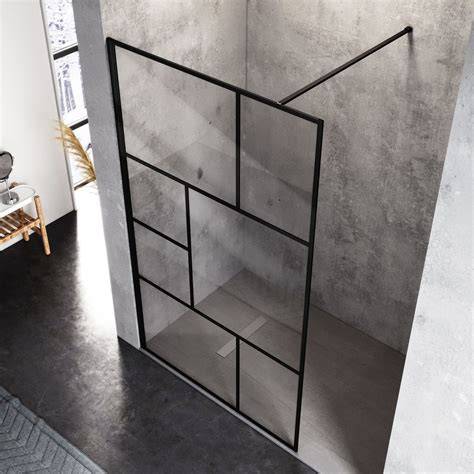 moderní sprchový kout walk-in se sklem