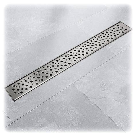 Podlahový lineární žlab s nerez mřížkou design