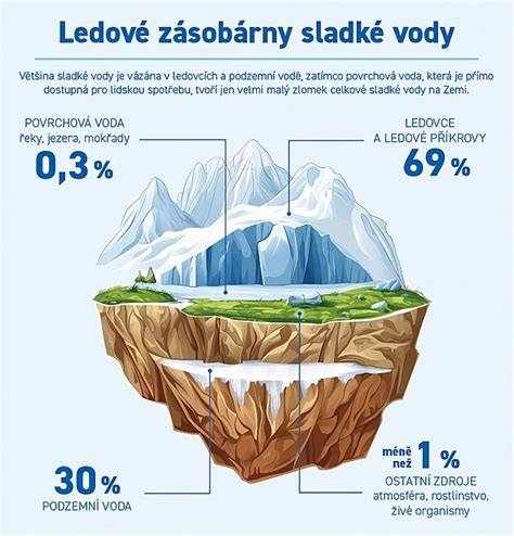 Infografika průchod vody lineárním žlabem