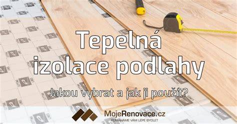tepelna izolace podlahy ilustrace